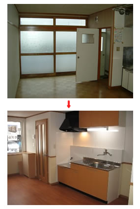 新築そっくりで快適な室内。広いワンルームです。